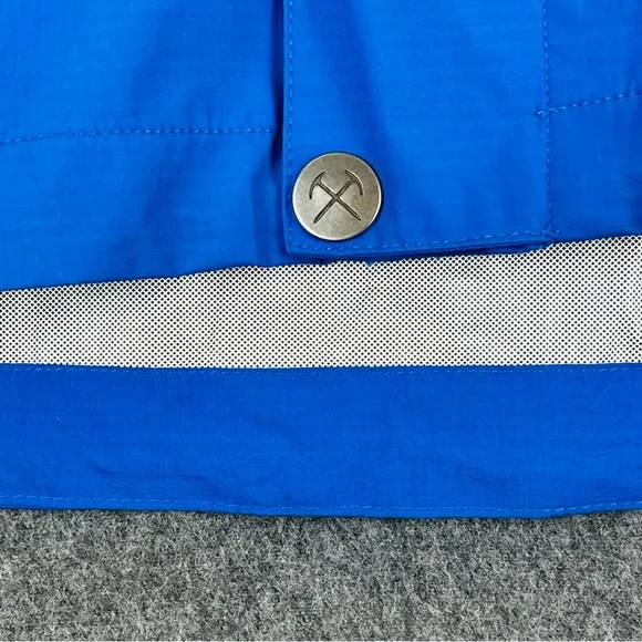 REI Co-op Peak 2.5L Rain Jacket Mens S Blue Hooded Lightweight Waterproof Shell - Picture 4 of 15